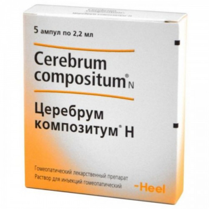 Cerebrum compositum N ampoules 2.2ml 5 vials, 2.2ml 100 vials,