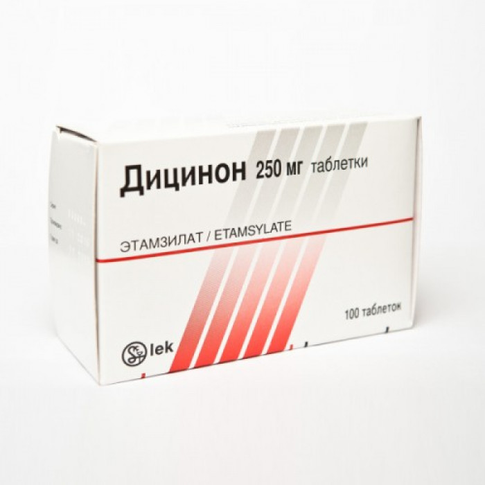 Dicynone (etamsylate) 250mg 100 tablets 