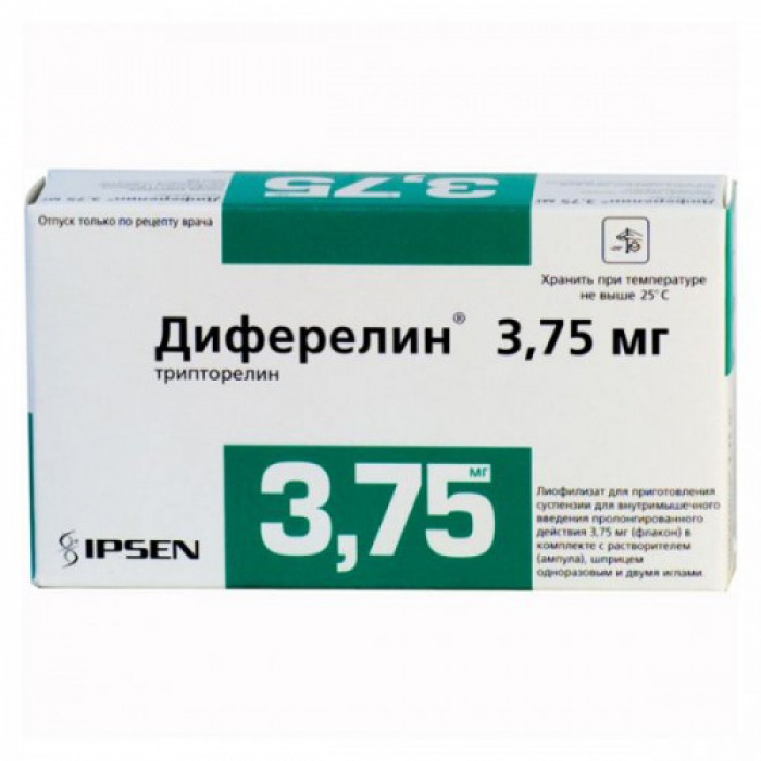 Diphereline (Triptorelin) powder 3.75mg powder with solvent, 11.25mg powder with solvent,