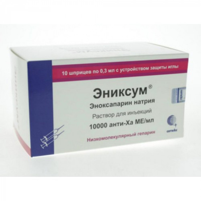 Enixum (Enoxaparin sodium) 10000 IU/0.2ml 10 syringes 