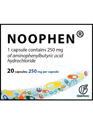 NOOFEN® (Phenibut, GABA) 250 mg/cap, 20 caps