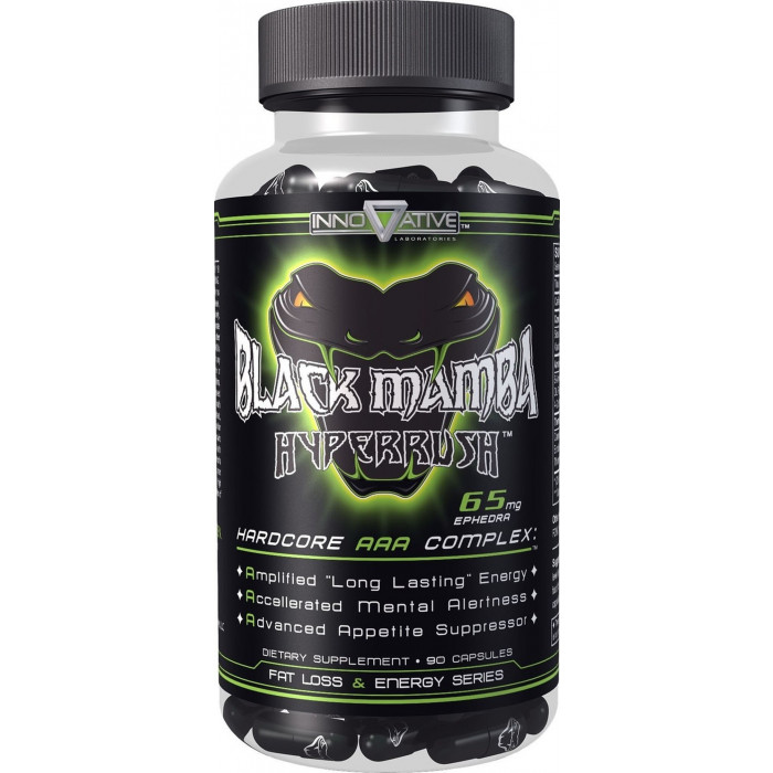BLACK MAMBA HYPERRUSH® 65 mg/cap, 90 caps/pack - Pharmaceutics