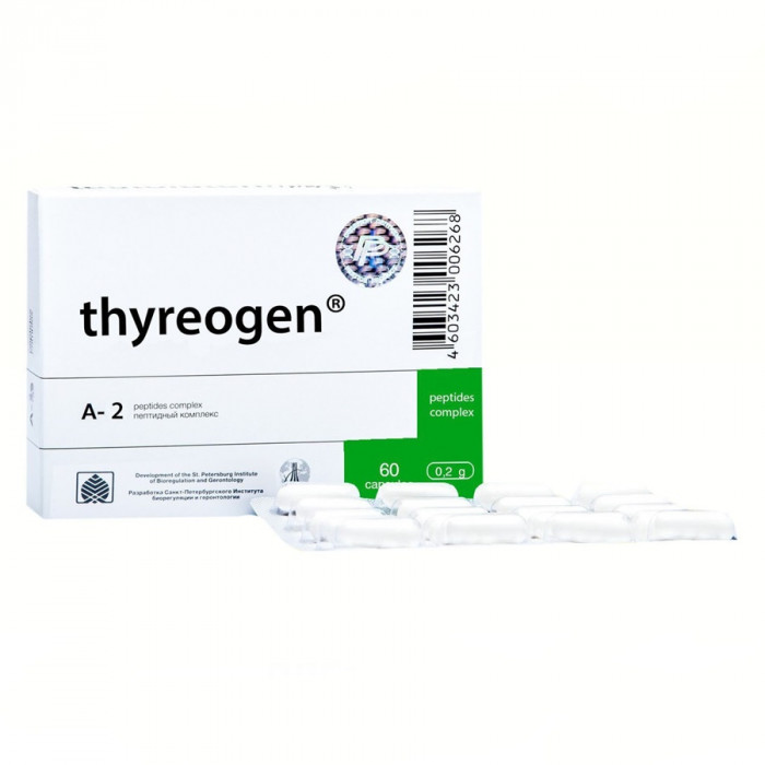 THYREOGEN® for thyroid, 60 caps/pack - Pharmaceutics