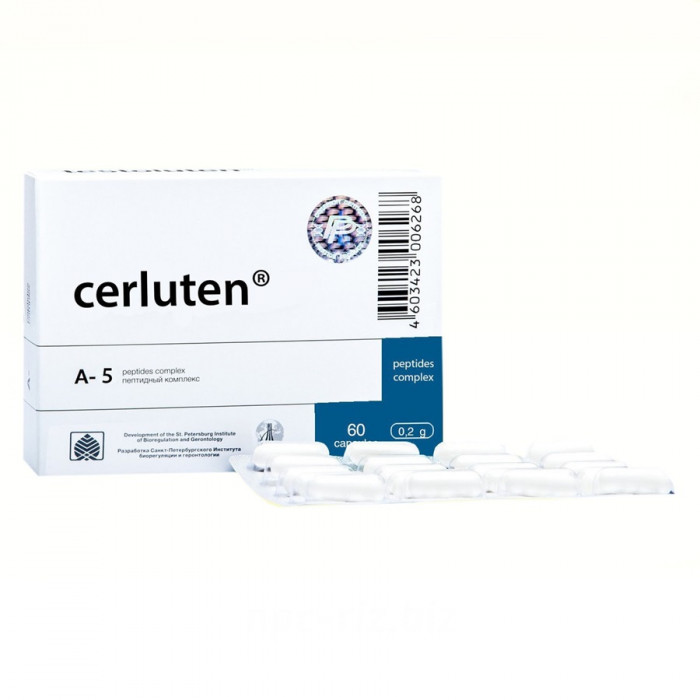 CERLUTEN® for brain and nervous tissue, 60 caps/pack - Pharmaceutics