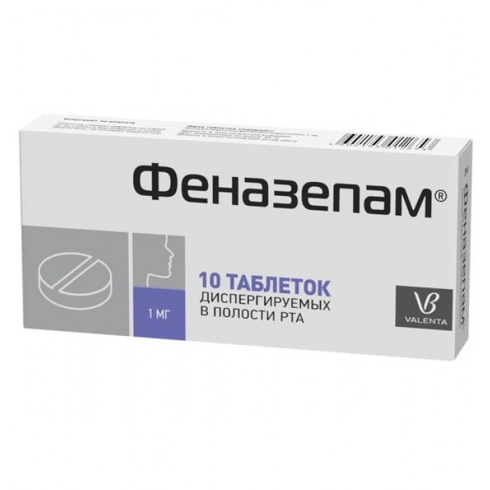 PHENAZEPAM® (Fenazepam) 1 mg/tab, 10, 50 tabs OR Injectable 1 ml - Pharmaceutics