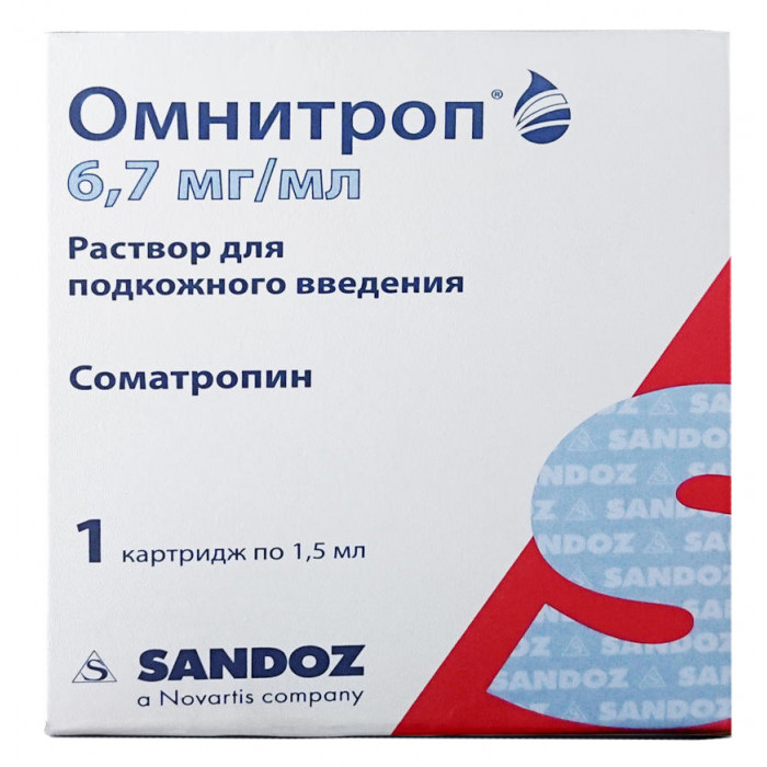 Omnitrope 30IU HGH cartridge - Pharmaceutics