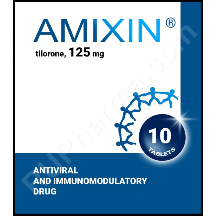 AMIXIN® (Tiloron) for adults 125 mg/tab, 10 tabs - Pharmaceutics