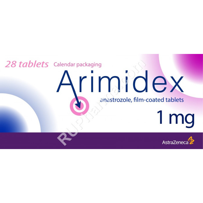 ARIMIDEX® (Anastrazole) 1 mg/tab, 28 tabs/pack - Pharmaceutics