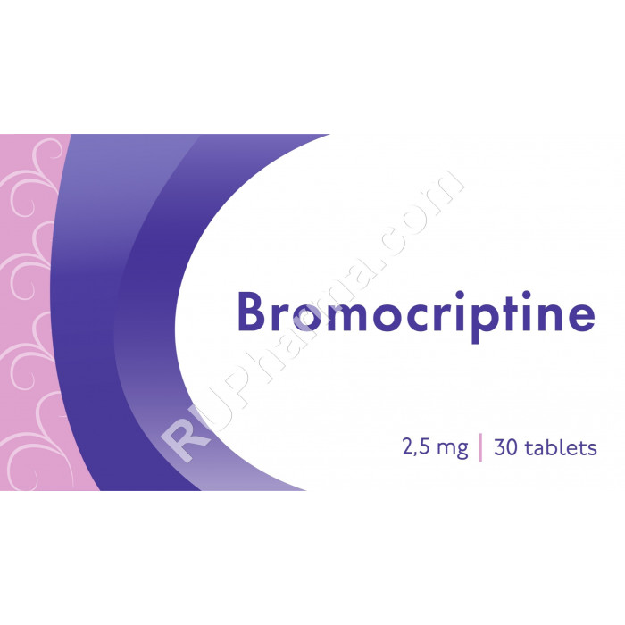 BROMOCRIPTINE (Parlodel) 2.5 mg/tab, 30 tab/pack - Pharmaceutics