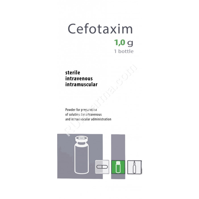CEFOTAXIME (Claforan) 1 gramm/vial, 1 vial/pack - Pharmaceutics