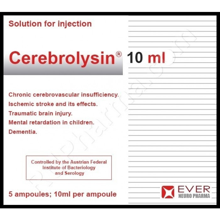 CEREBROLYSIN® 2-20 ml/amp, 5-10 amps - Pharmaceutics