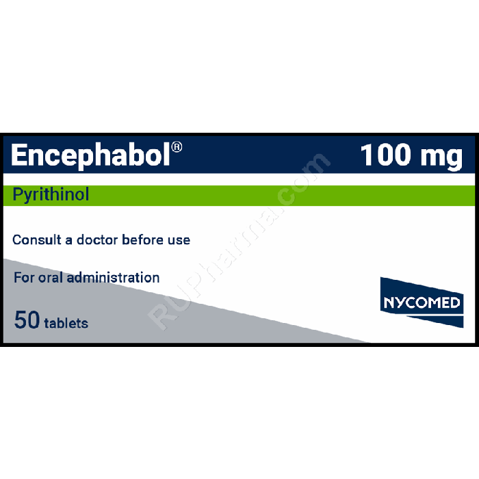 ENCEPHABOL® (Encefabol, Pyritinol, Cerbon 6) 100 mg/tab, 50 tabs - Pharmaceutics