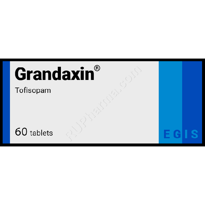 Sample Grandaxin (Tofisopam) 50 mg/tab, 10 tabs/blister - Pharmaceutics