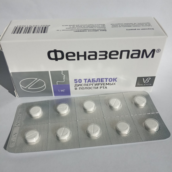 PHENAZEPAM® (Fenazepam) 1 mg/tab, 10, 50 tabs OR Injectable 1 ml - Pharmaceutics