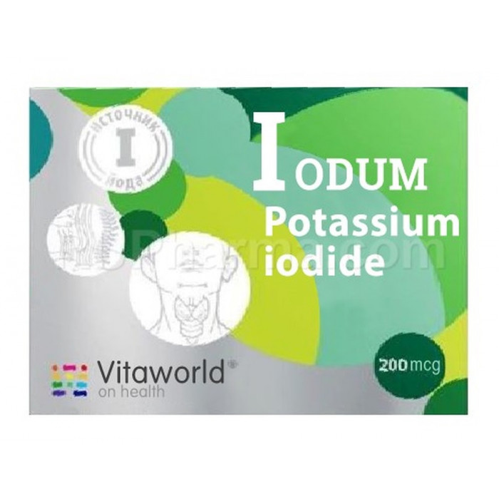 POTASSIUM IODIDE (Everyday Use) 0.2 mg/tab, 100 tabs - Pharmaceutics