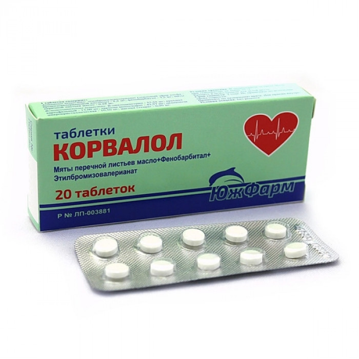 CORVALOL® (Kopbanon, Corvalolum, Korvalol) 20 tabs, 50ml drops 50ml - Pharmaceutics