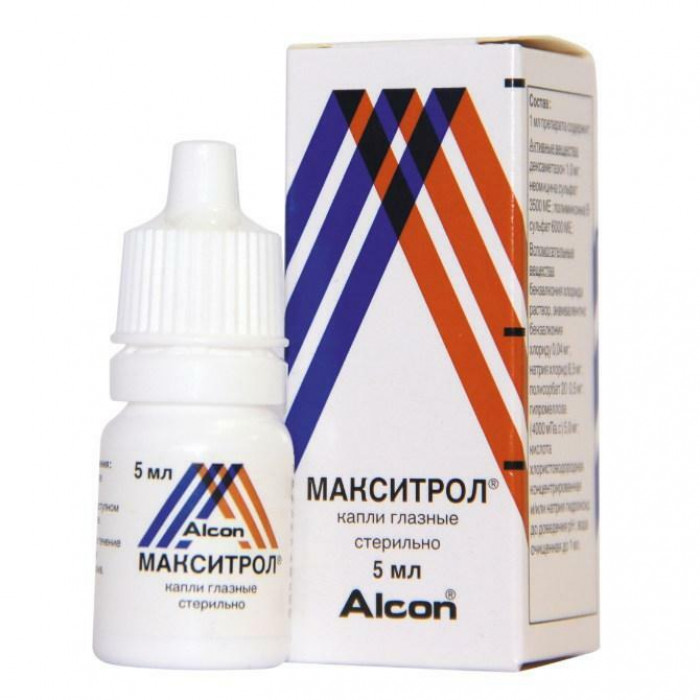 MAXITROL (Dexamethasone + Neomycin + Polymyxin B) 5 ml/vial - Pharmaceutics