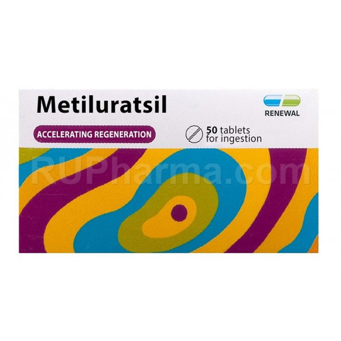 METILURATSIL® (Dioxomethyltetrahydropyrimidine) 500 mg, 50 tab/pack - Pharmaceutics