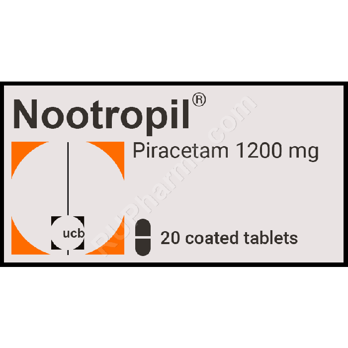 NOOTROPIL® (Piracetam) 800-1200 mg/tab, 20-30 tabs - Pharmaceutics