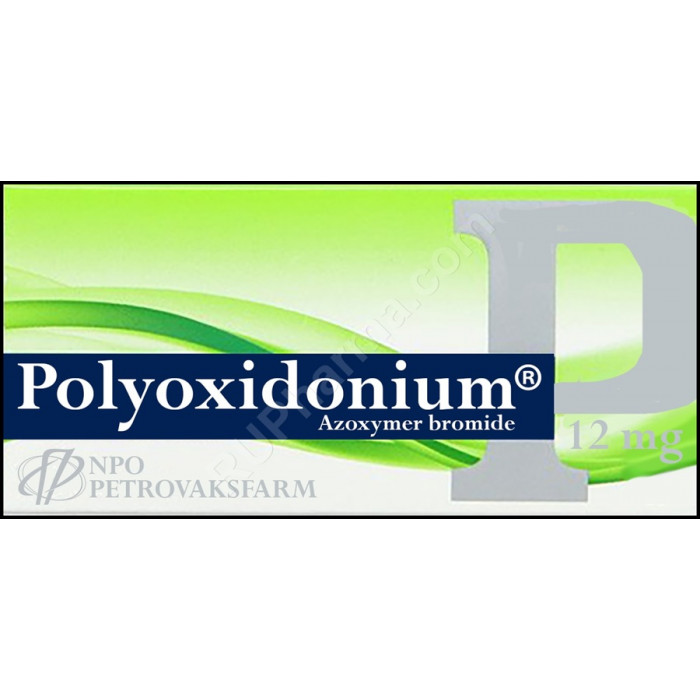POLYOXIDONIUM® 12 mg/tab, 10 tabs OR 5 inject vials - Pharmaceutics
