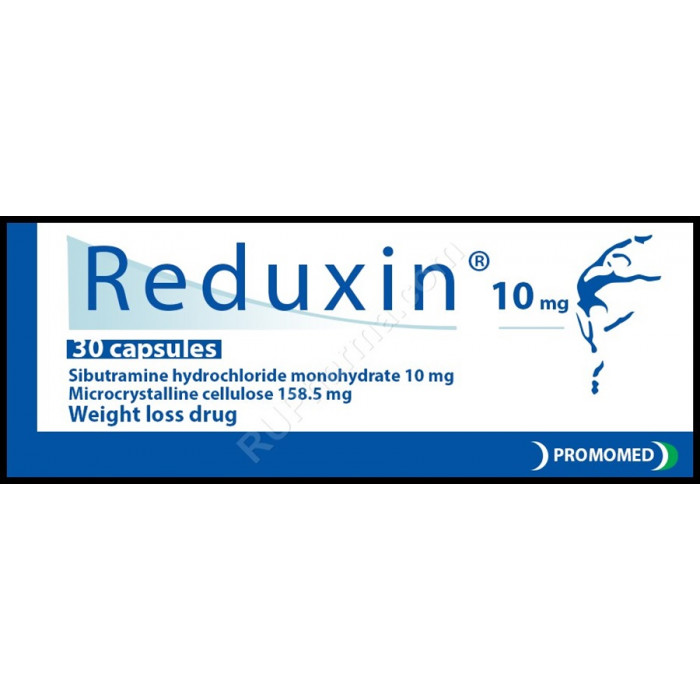 REDUXIN® (Sibutramine, Reductil) 10-15 mg/cap, 30-90 caps - Pharmaceutics