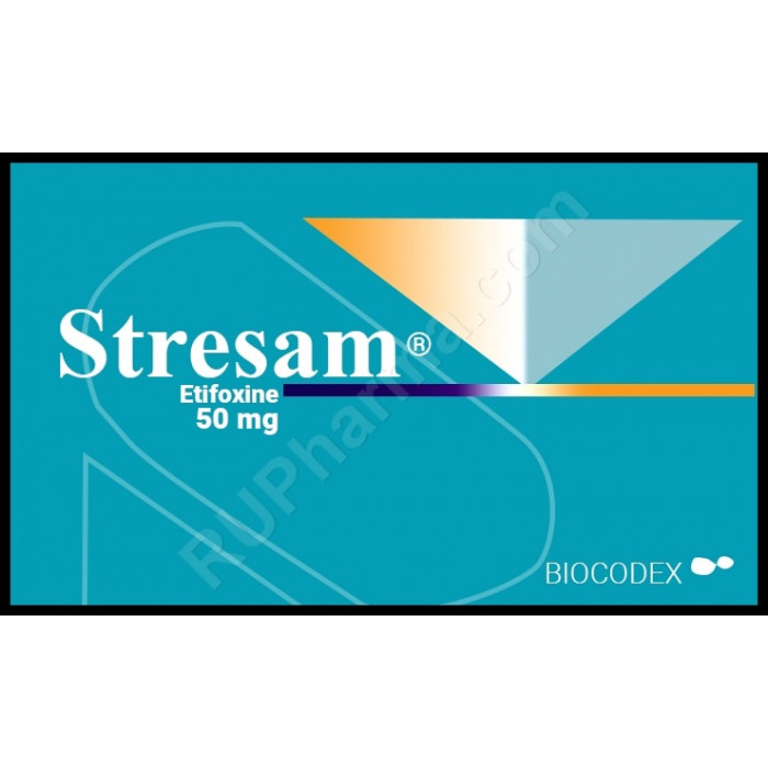 STRESAM® (Etifoxine) 50 mg/cap, 60 caps - Pharmaceutics