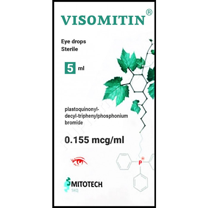 VISOMITIN® (SKQ1, Skulachev Ions) for eye health, 5ml - Pharmaceutics