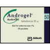 Sample Androgel 1%, 50 mg/sachet, 10 sachets
