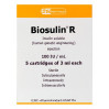 BIOSULIN R® Regular Short, 100 UI, 3 ml/vial (5 vials)