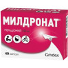 MILDRONATE® (Meldonium) 250-500 mg/cap, 40-60 caps