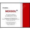 Sample Mexidol (Emoxipine) 125 mg/tab, 10 tabs/blister